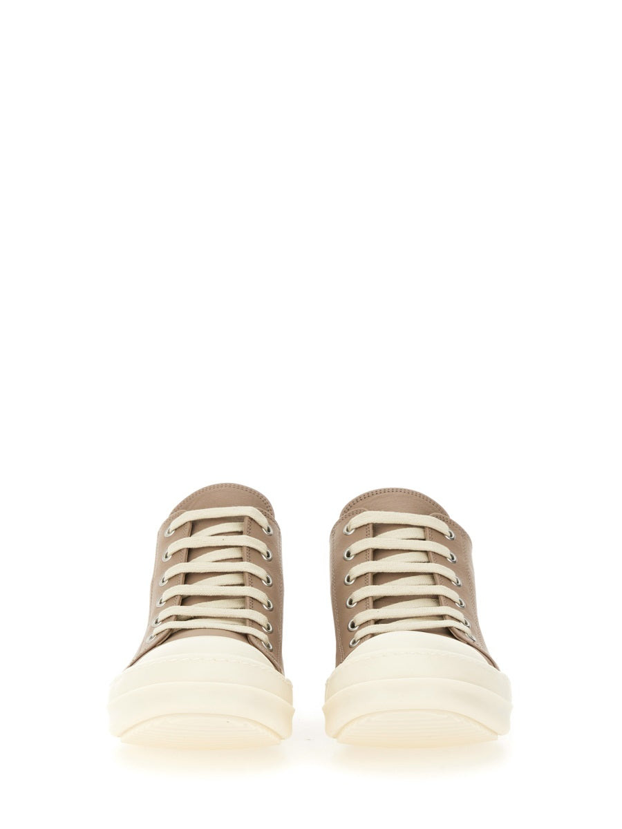 Rick Owens Women Leather Sneaker - 4