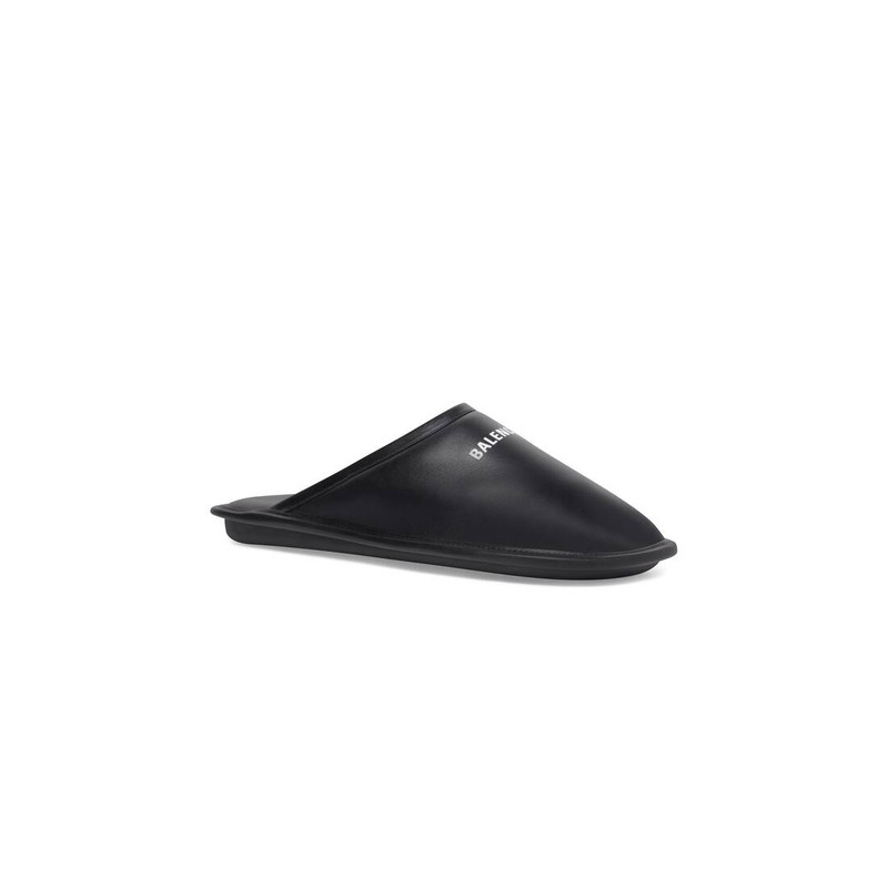 BALENCIAGA Men's Home Slippers in Black outlook