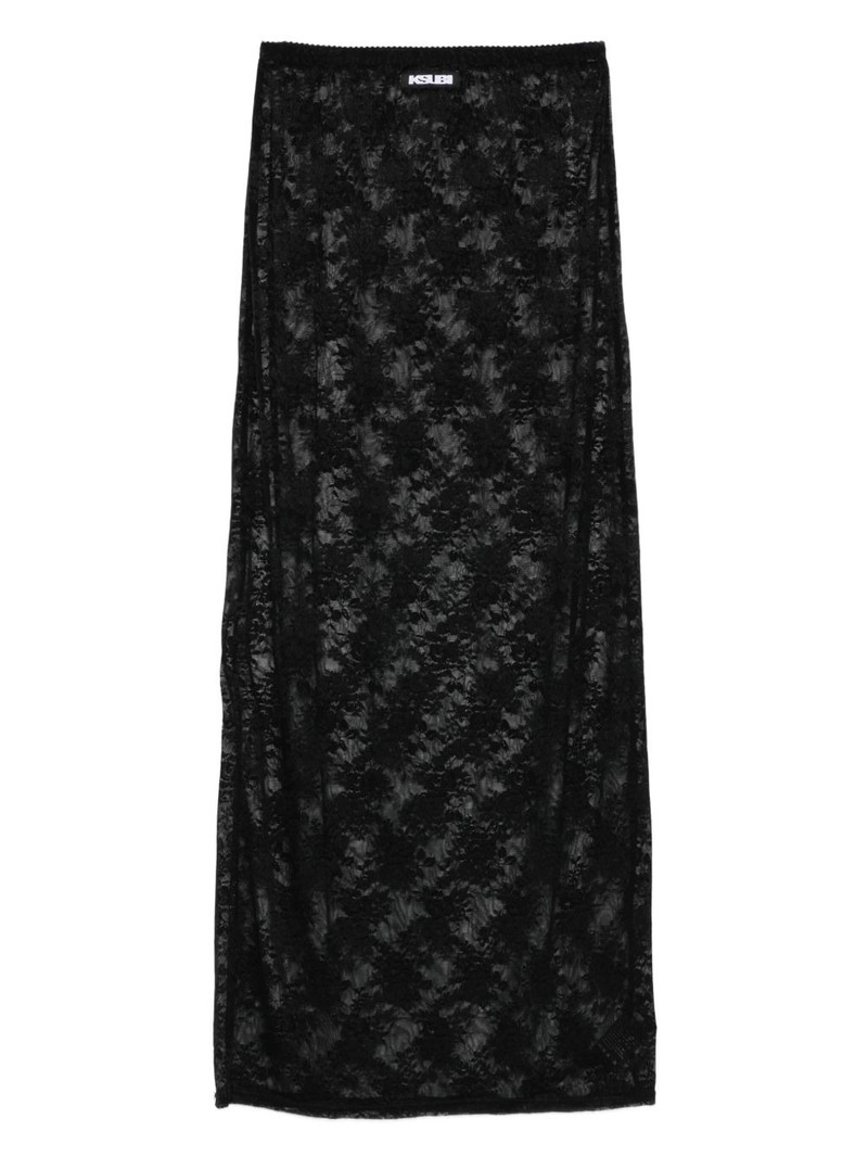 Veneda lace slip midi skirt 1