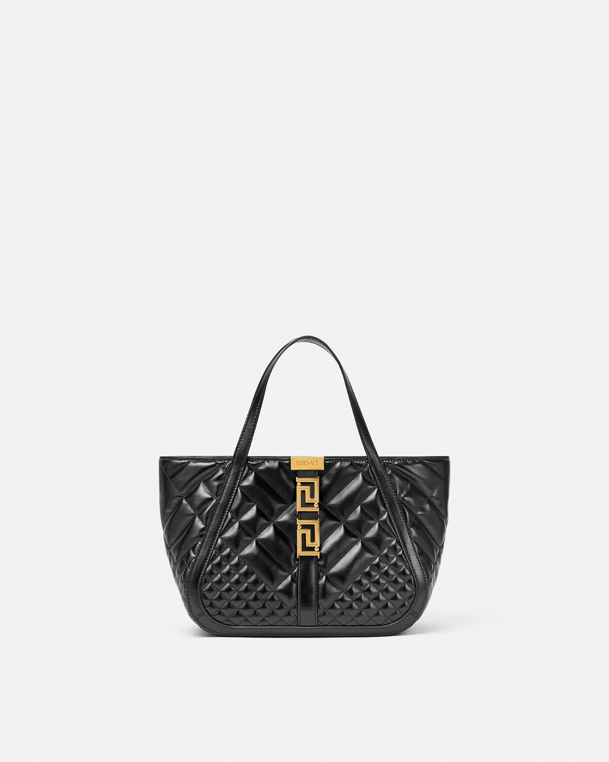 トートバッグ VERSACE FW23 GREEK GODDESS BAG (1011178_1A051341B00V) Versace Large Greca Goddess Tote Bag | Black | FARFETCH