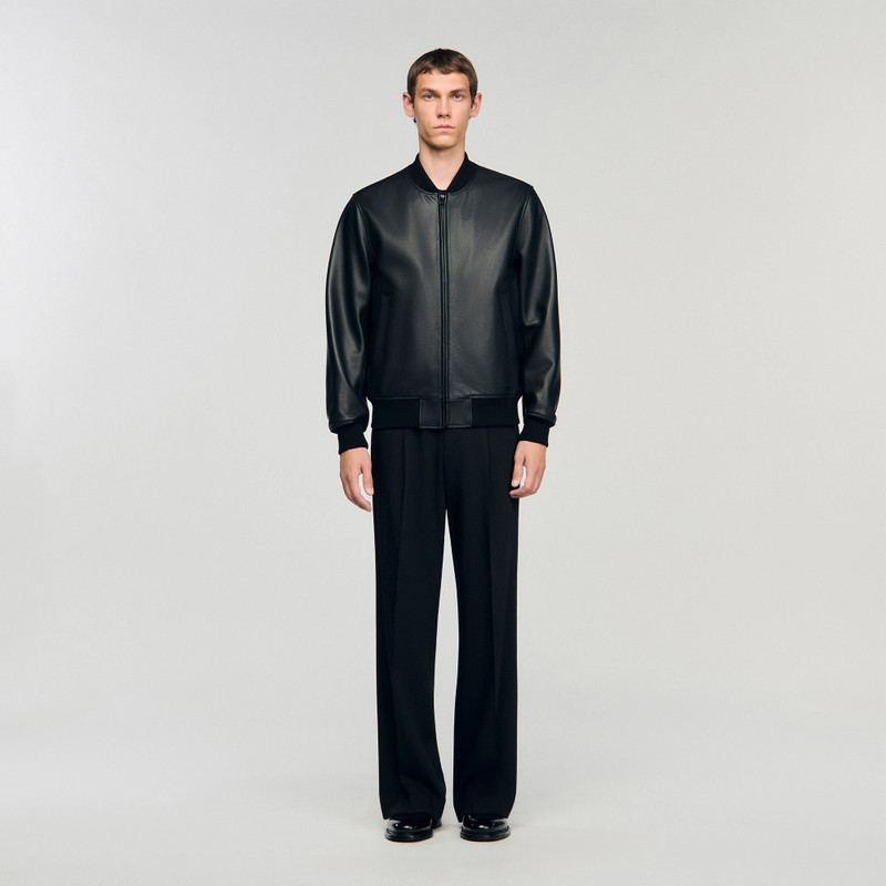 Sandro LEATHER JACKET outlook