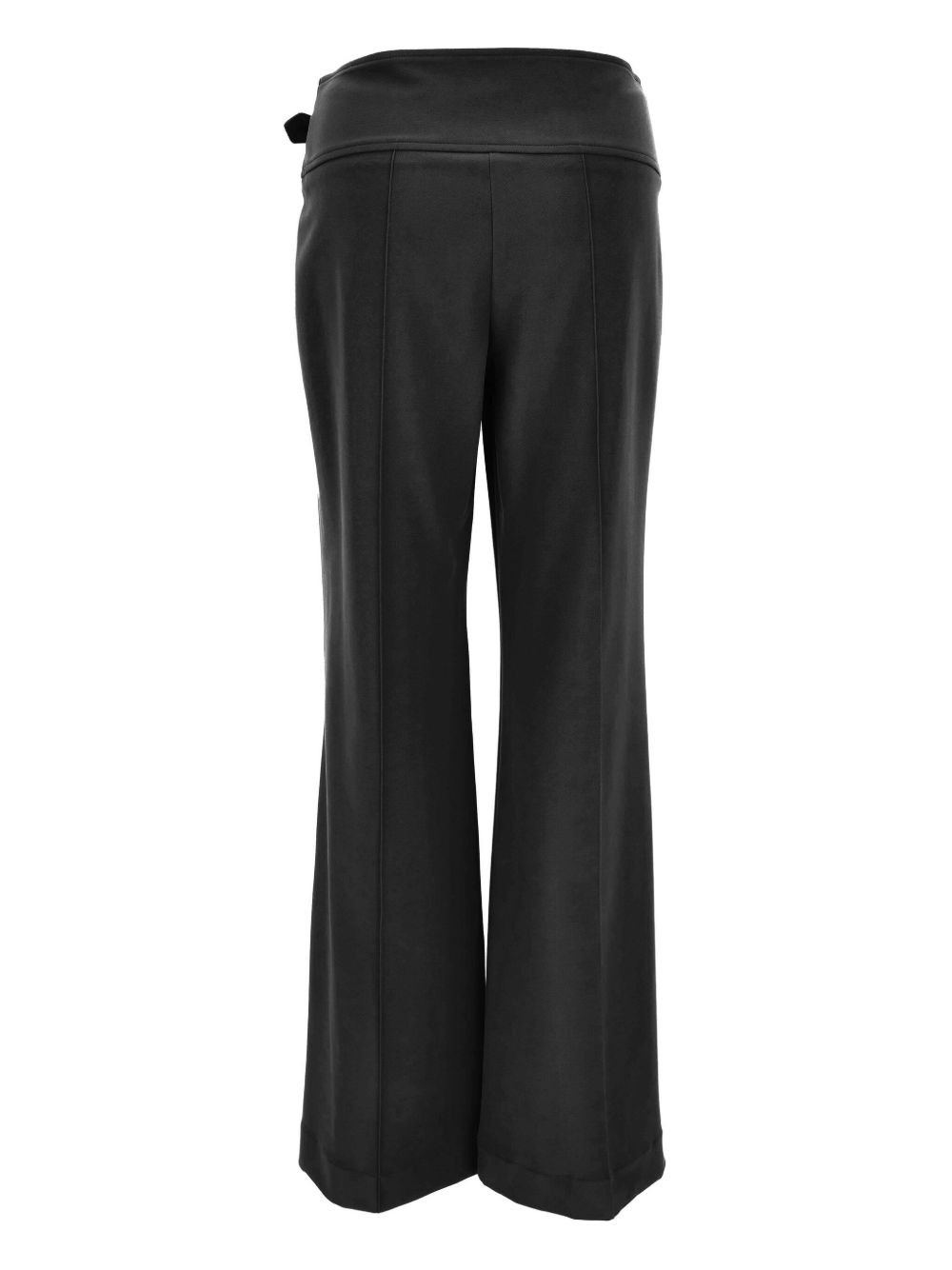 belted flared trousers - 2