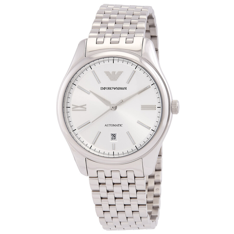 Emporio Armani Automatic Silver Dial Men's Watch AR60076 - 1
