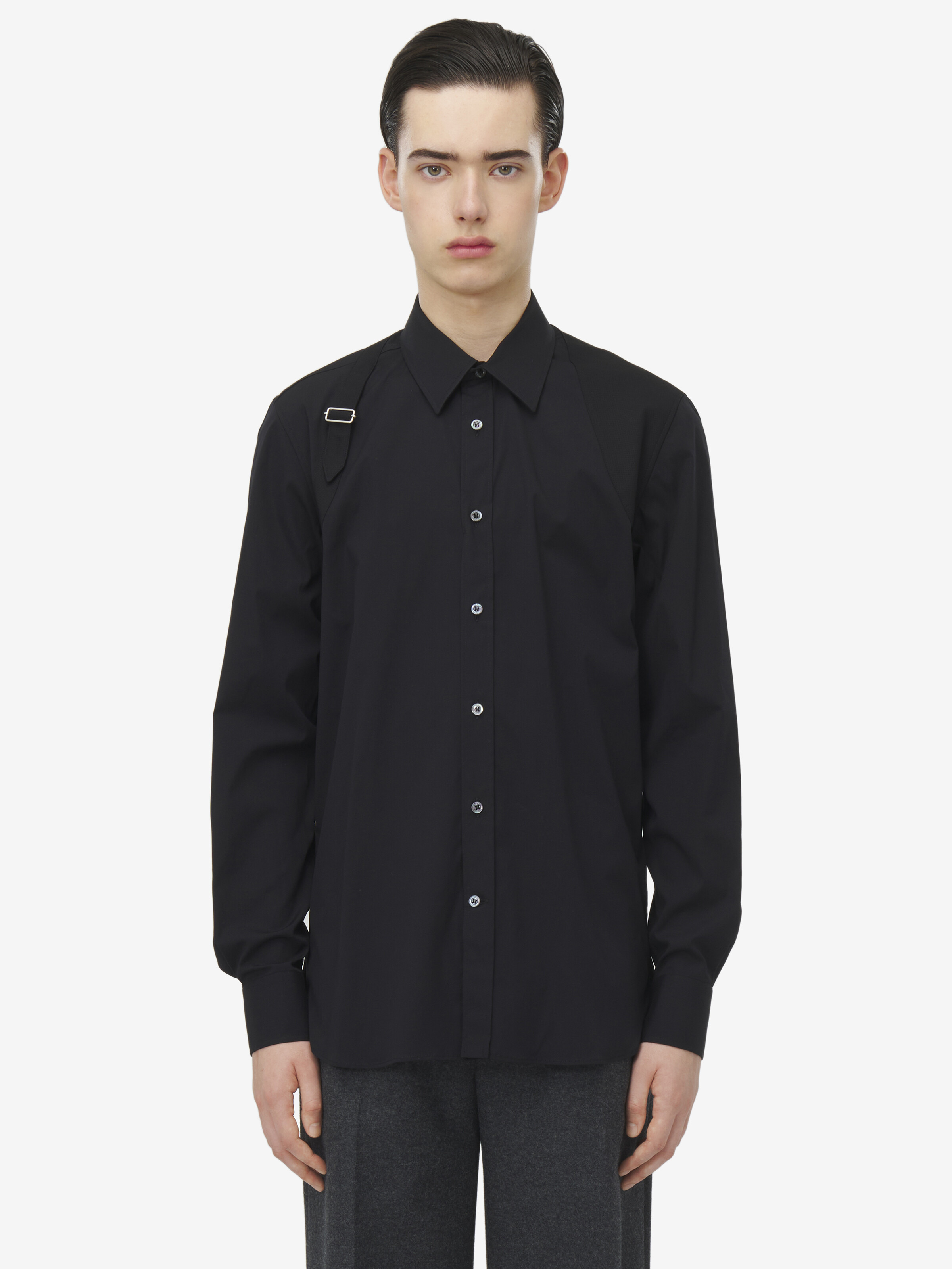 Men's Harness Shirt in Black - 2