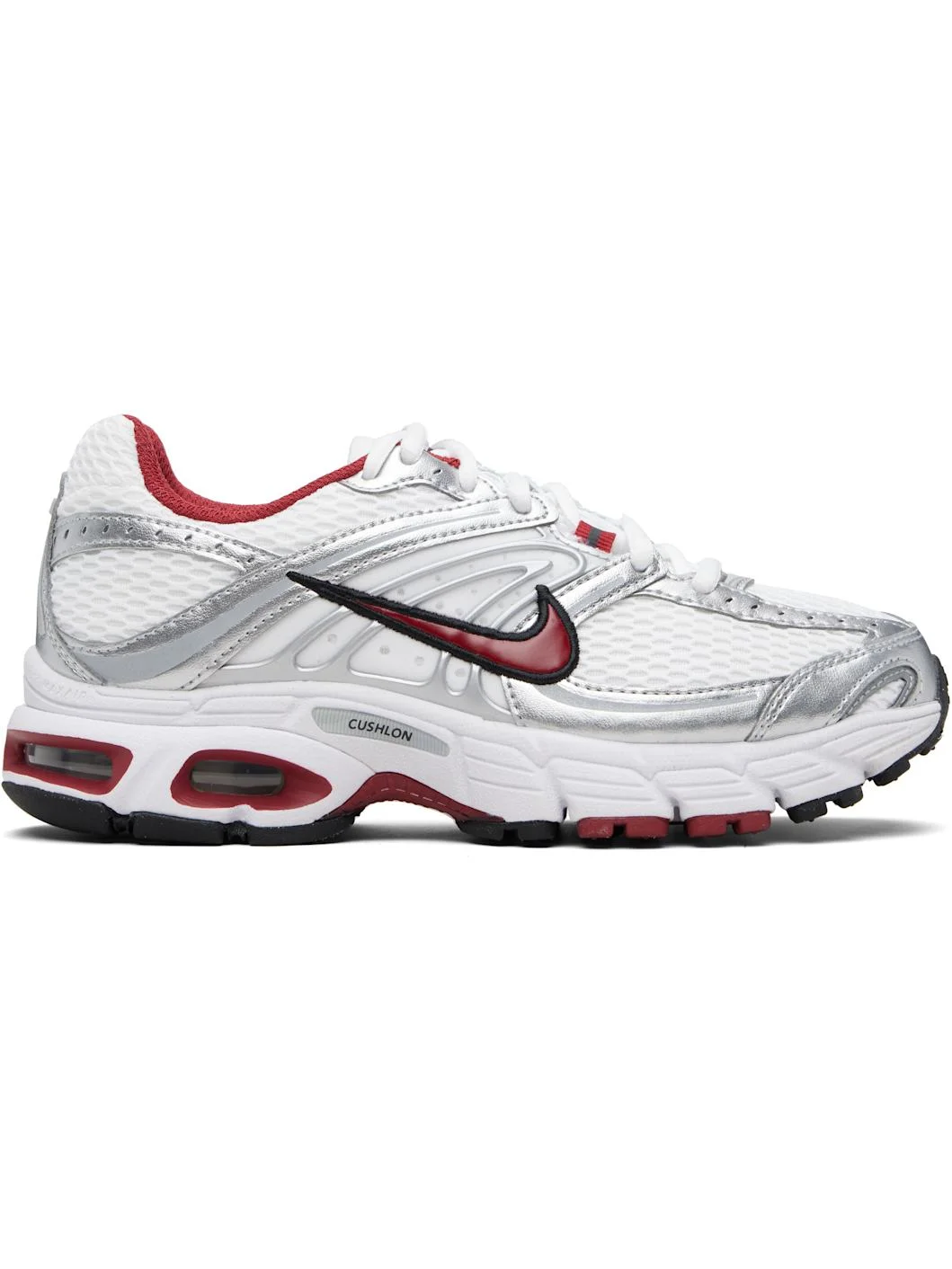 Silver & White Air Max Moto 2K Sneakers - 1