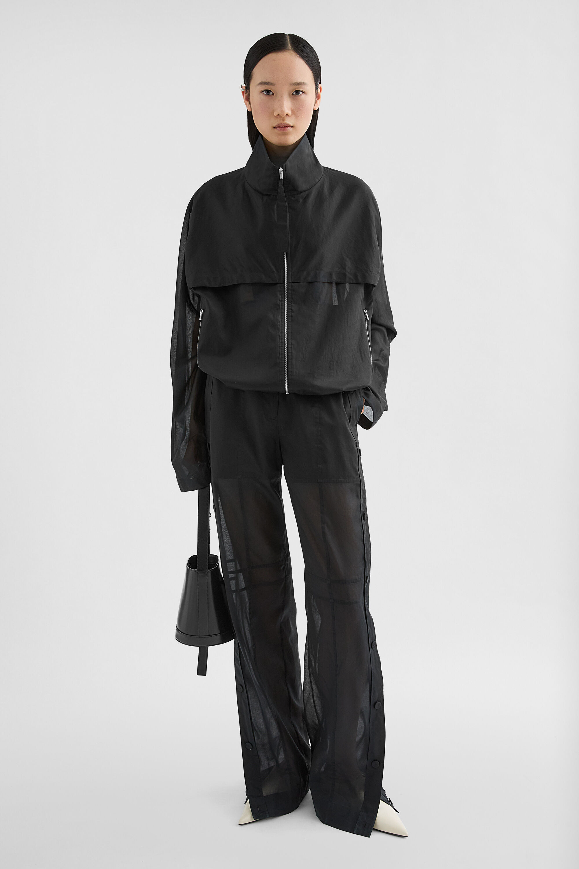 Cotton Muslin Blouson - 2