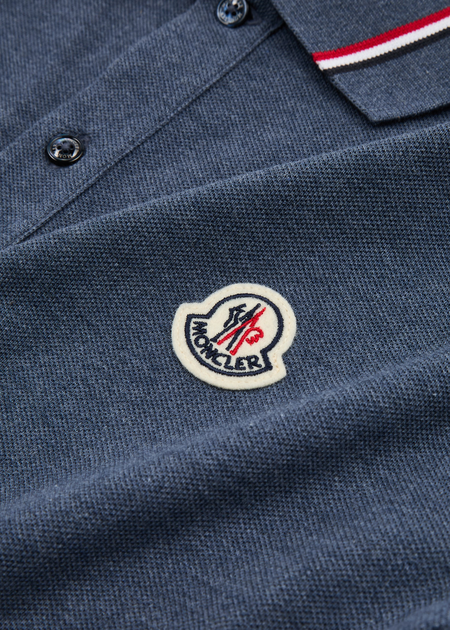 Logo piqué cotton polo shirt - 5