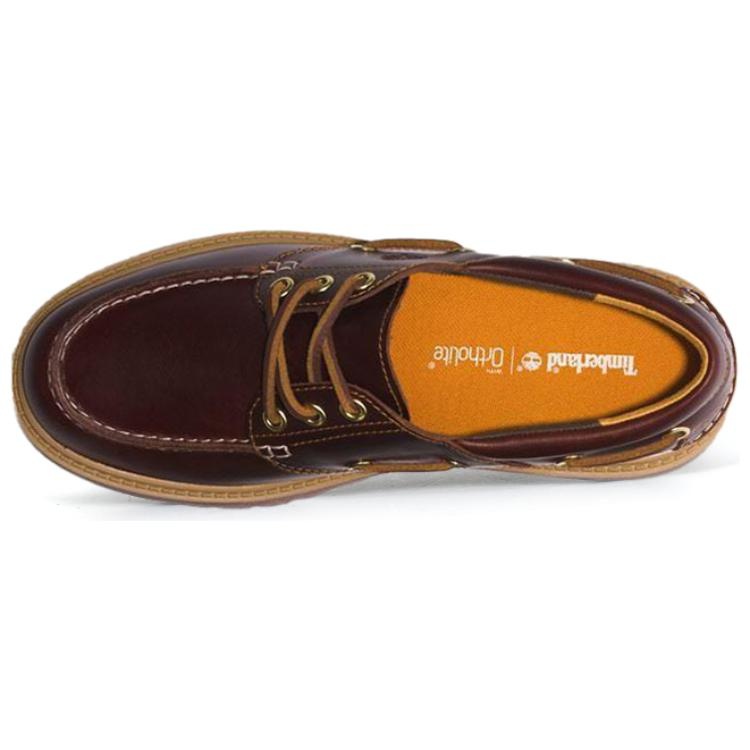 (WMNS) Timberland Premium Boat Shoes 'Brown' A2QDMW - 3