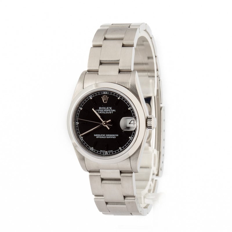 Rolex Datejust 31 Ref 78240 Black Dial - 2