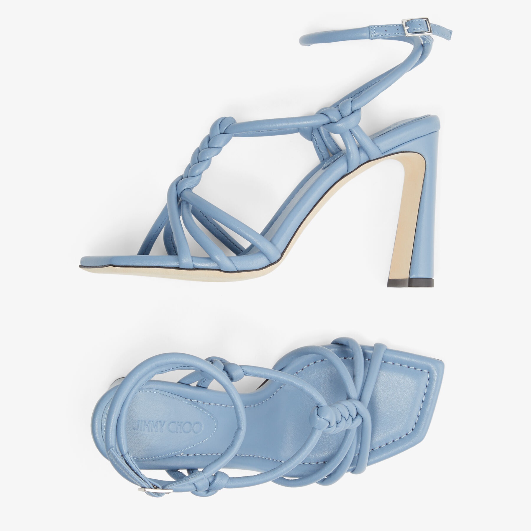 Calypso 95
Smoky Blue Nappa Leather Sandals - 5