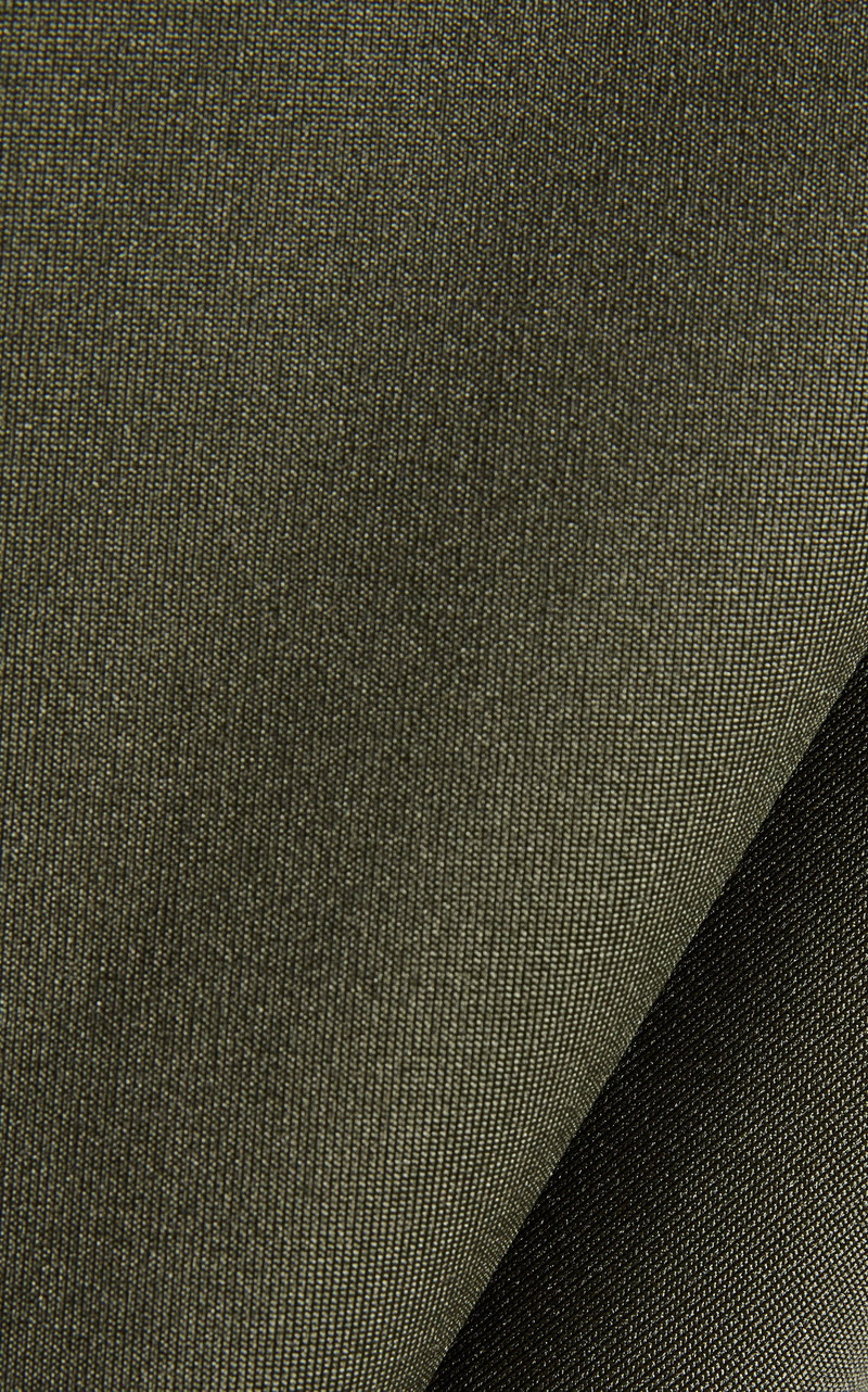 Victoria Beckham Gathered Waist Shirt Dress olive outlook