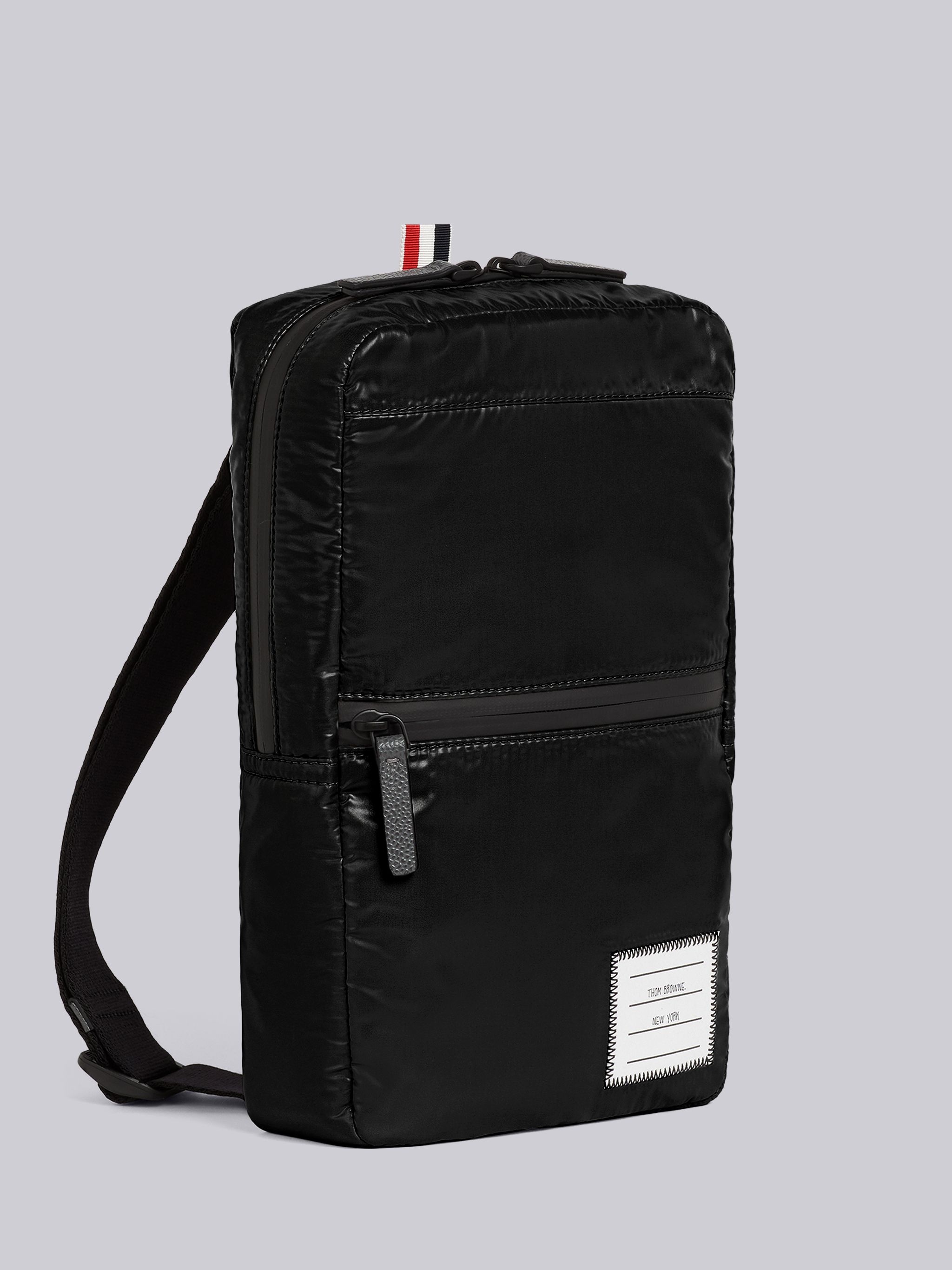 logo-patch crossbody backpack - 3