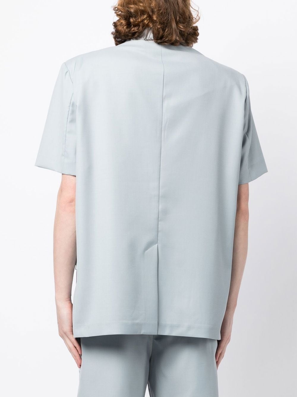 short-sleeved blazer - 4