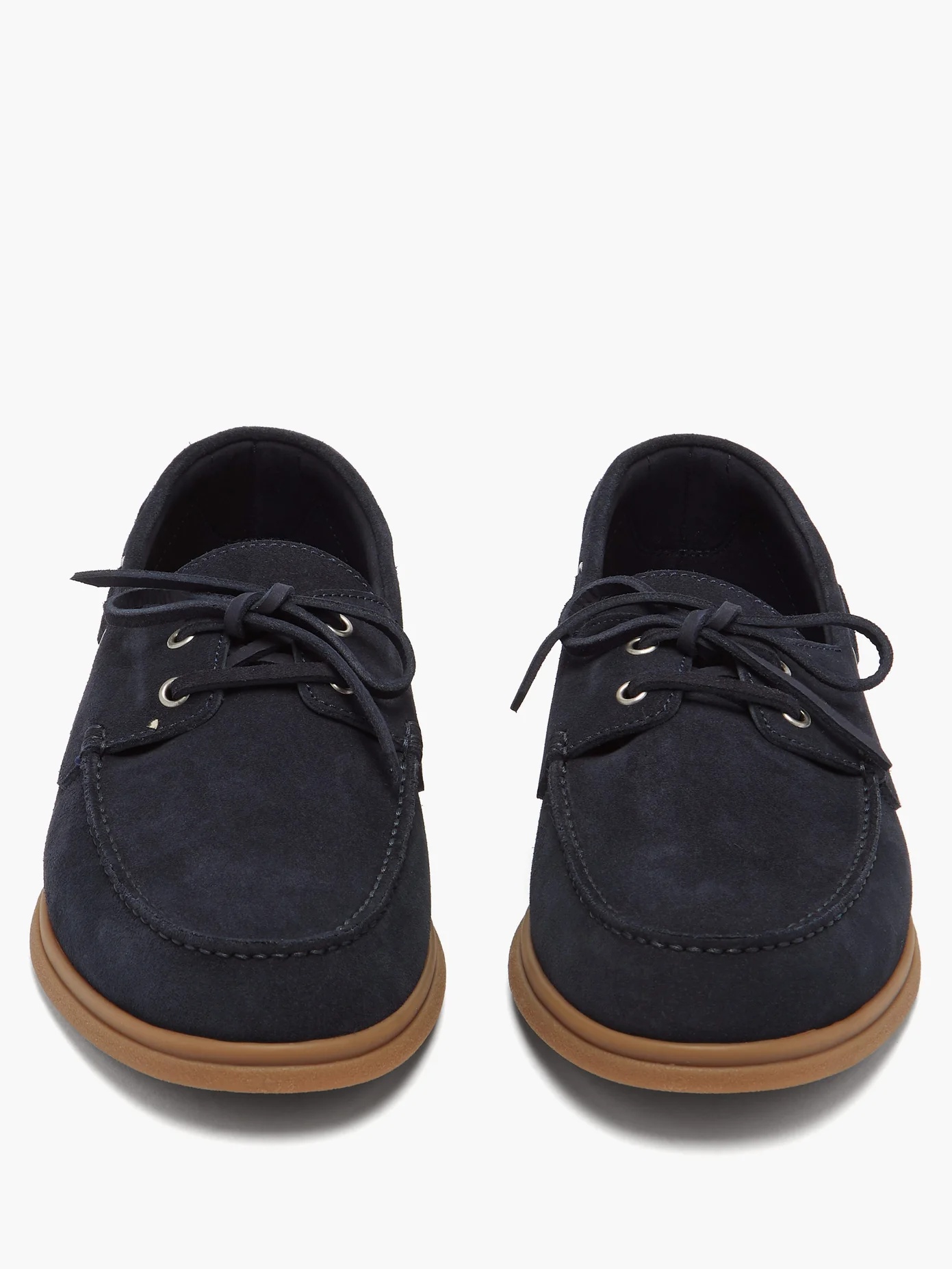 Suede deck shoes - 5