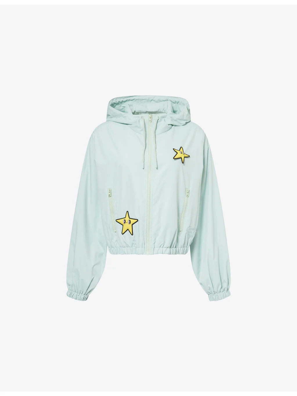 Coach x Brain Dead Graphic-Patch Hooded Shell Jacket - 1