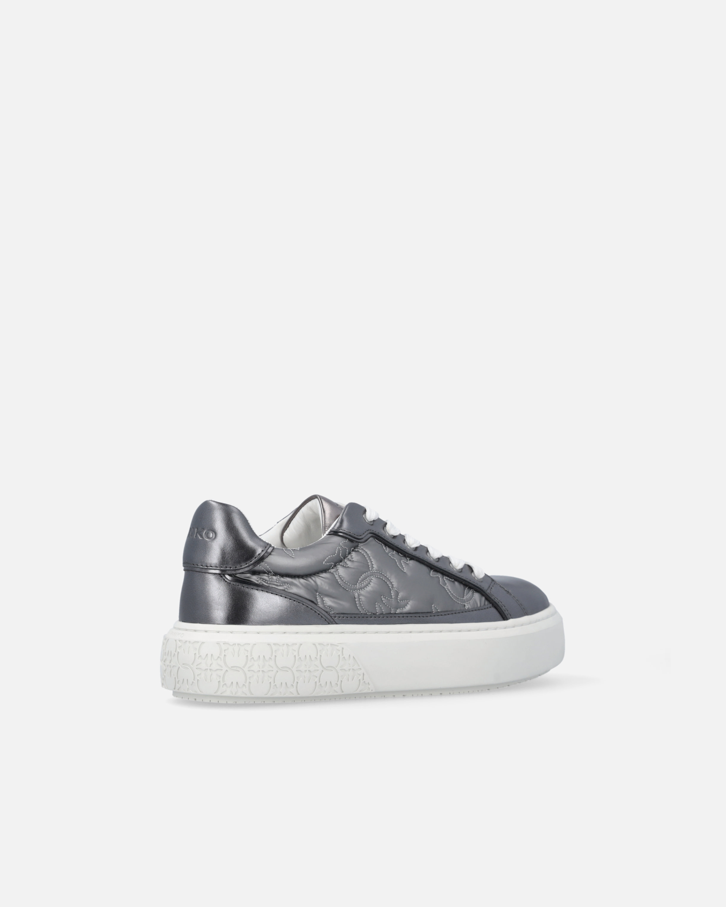 LAMINATED SHOES WITH LOVE BIRDS LOGO - 4