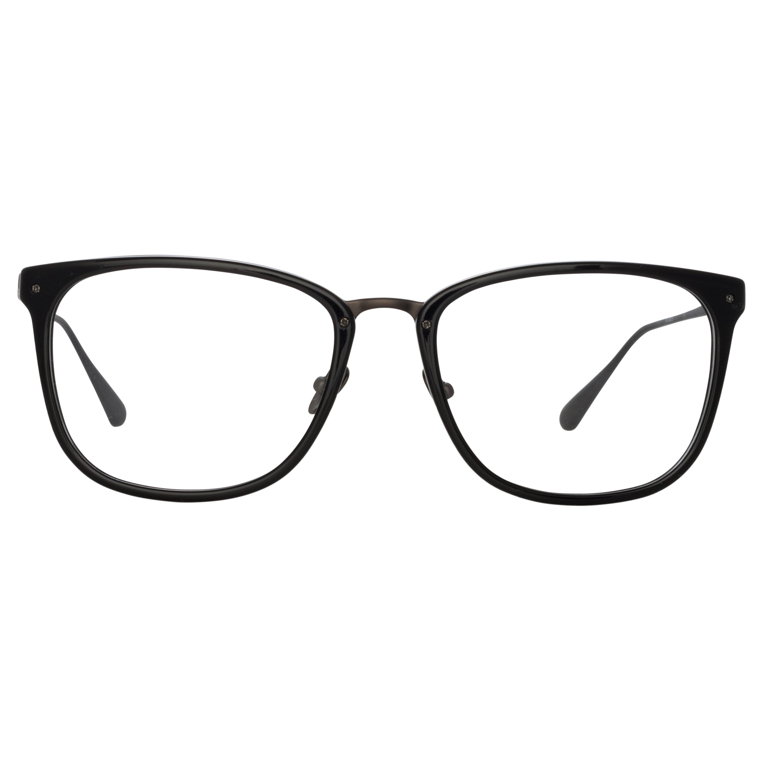 CASSIN OPTICAL D-FRAME IN MATT NICKEL - 1