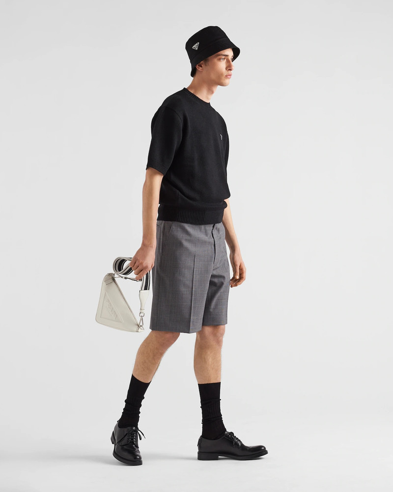 Prada Wool Bermuda shorts outlook