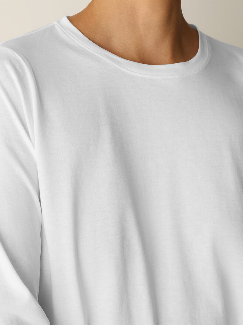 Organic Pima Cotton Jersey Long-Sleeve Tee 4