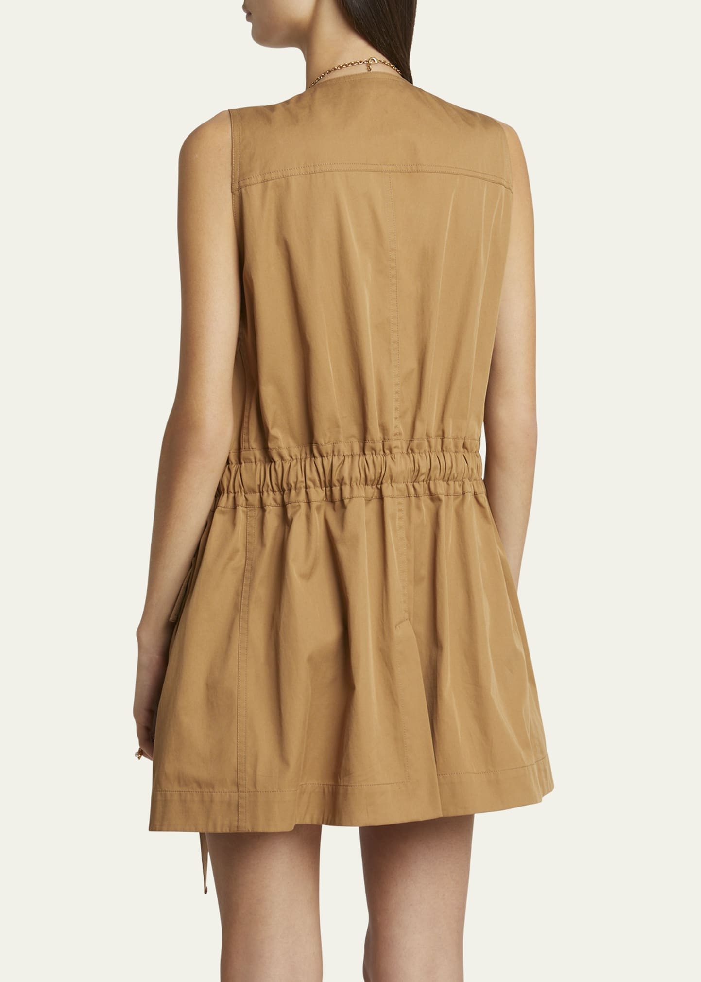 Belted Utilitarian Vest - 3