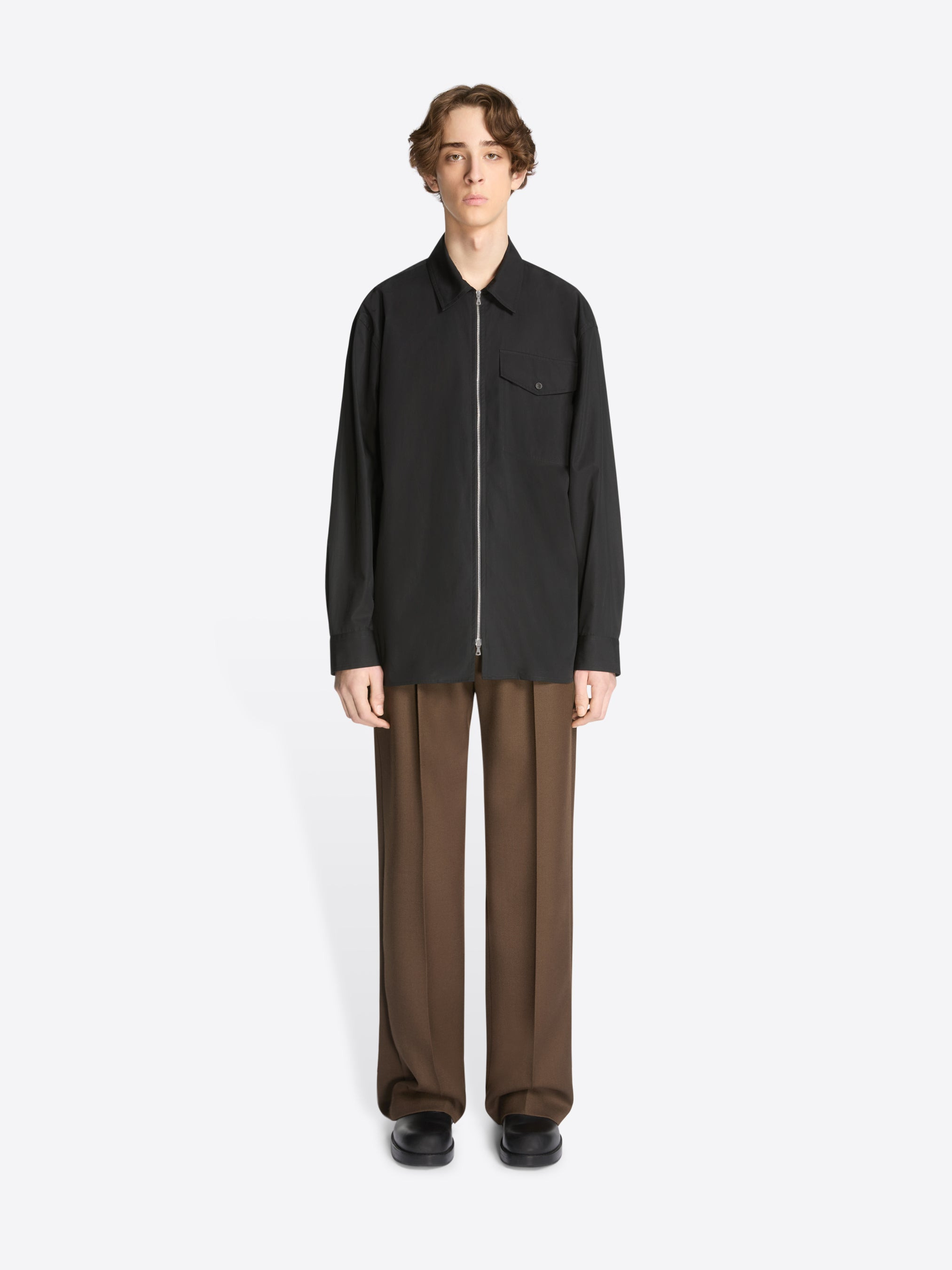 COTTON ZIPPED SHIRT - 2