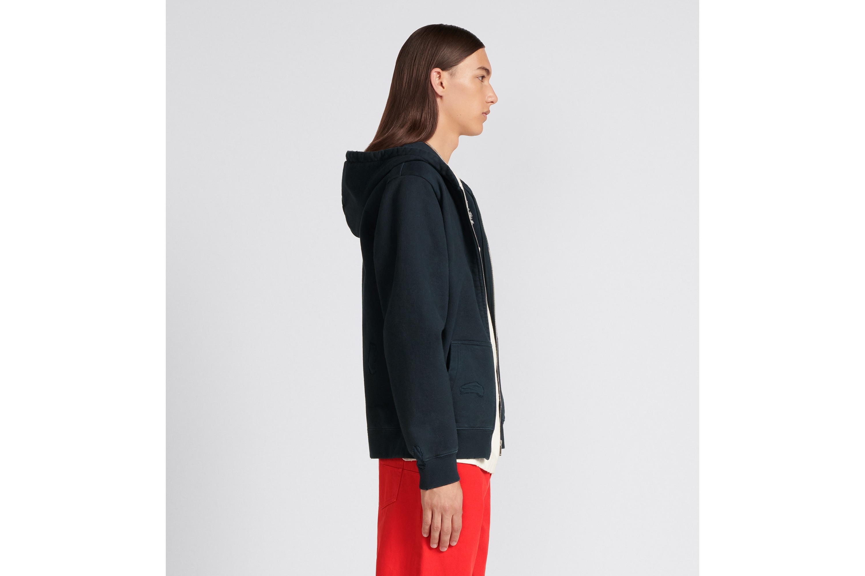 DIOR AND OTANI WORKSHOP Zipped Hooded Sweatshirt - 5