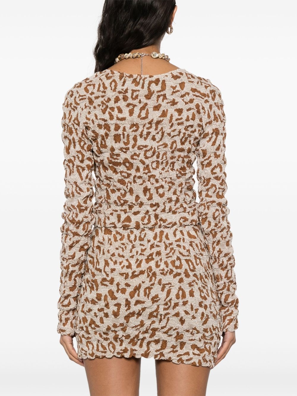 graphic-print cropped top - 4