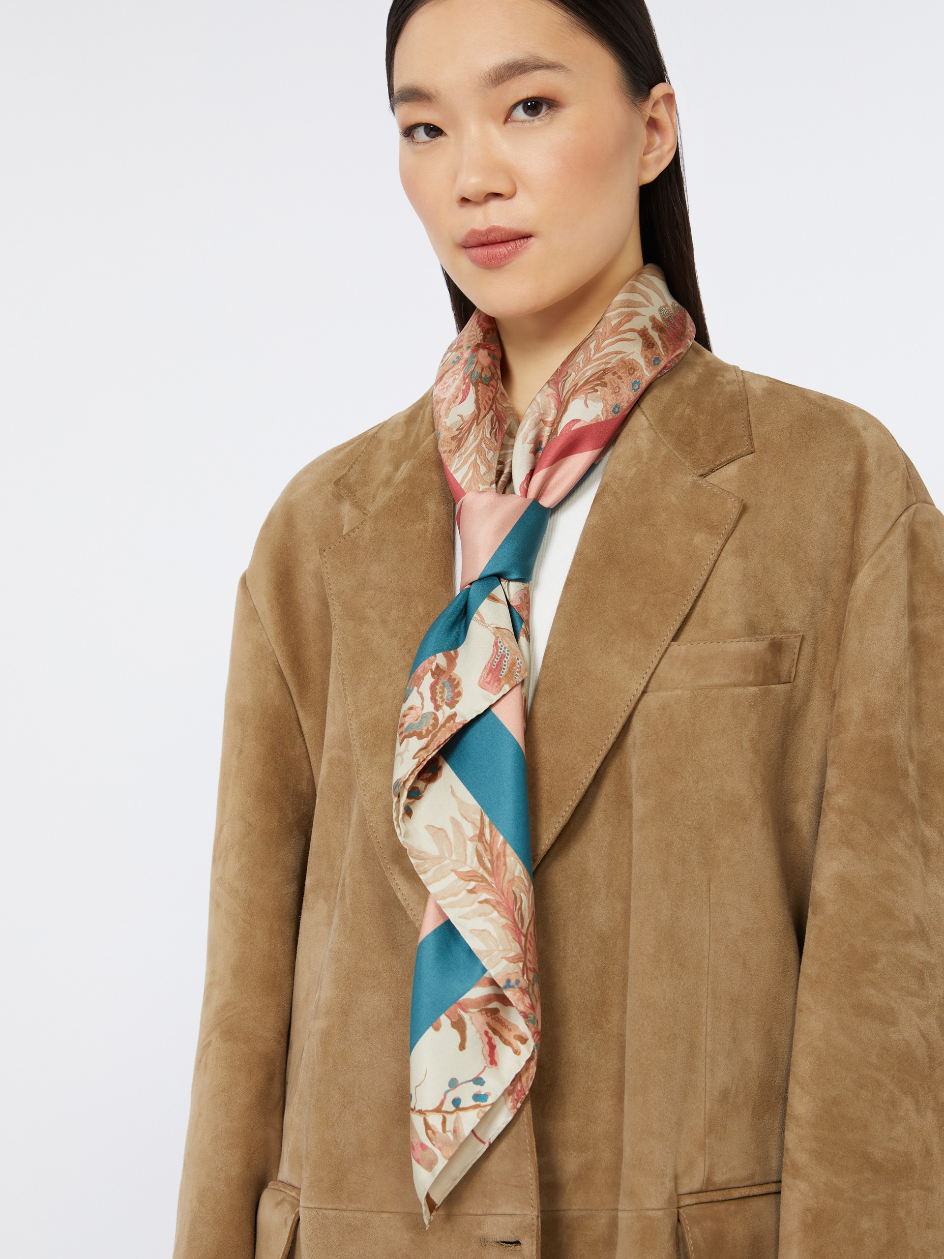 ONESTO Printed twill pocket square - 4