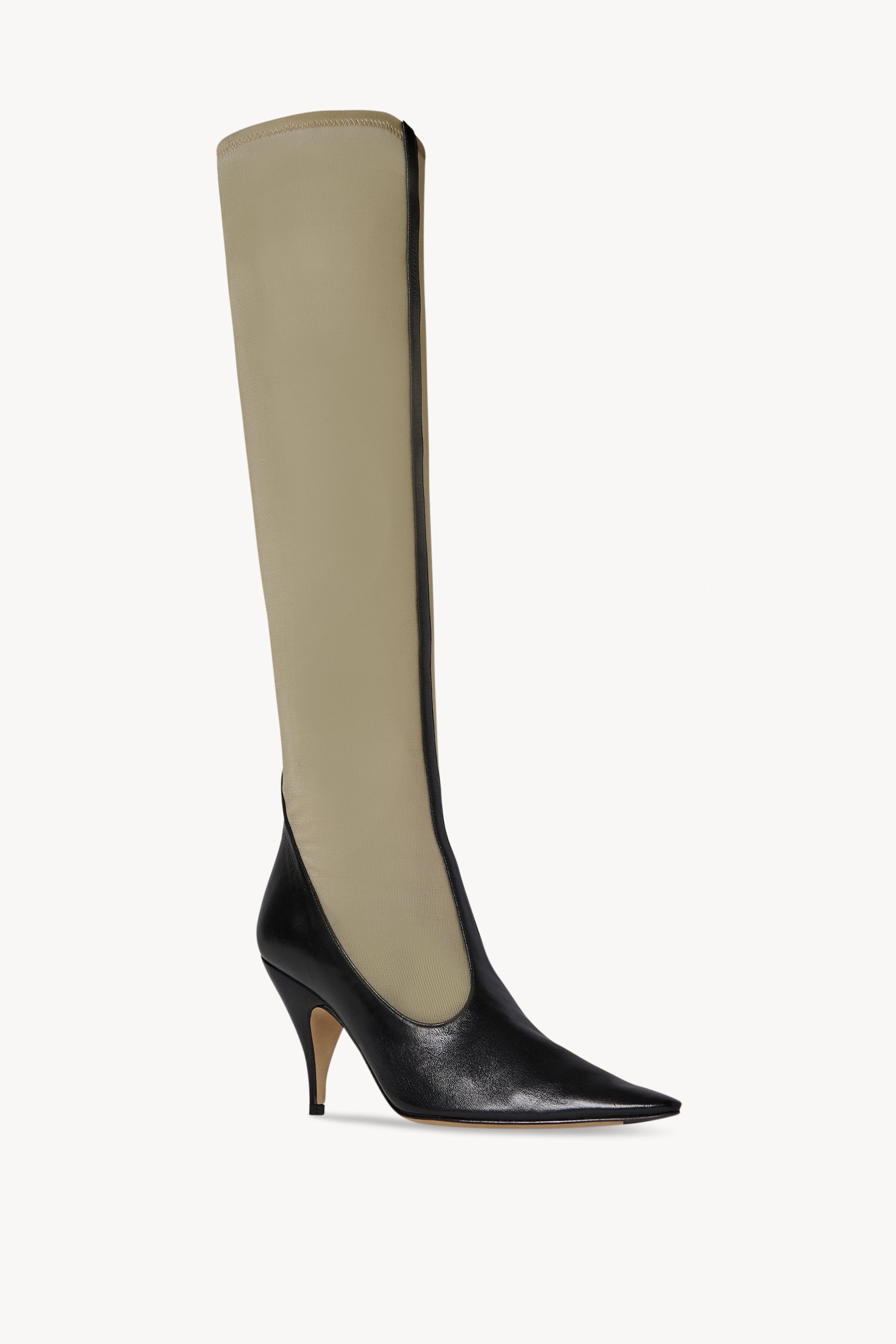 Mesh Boot in Nylon and Leather - 2
