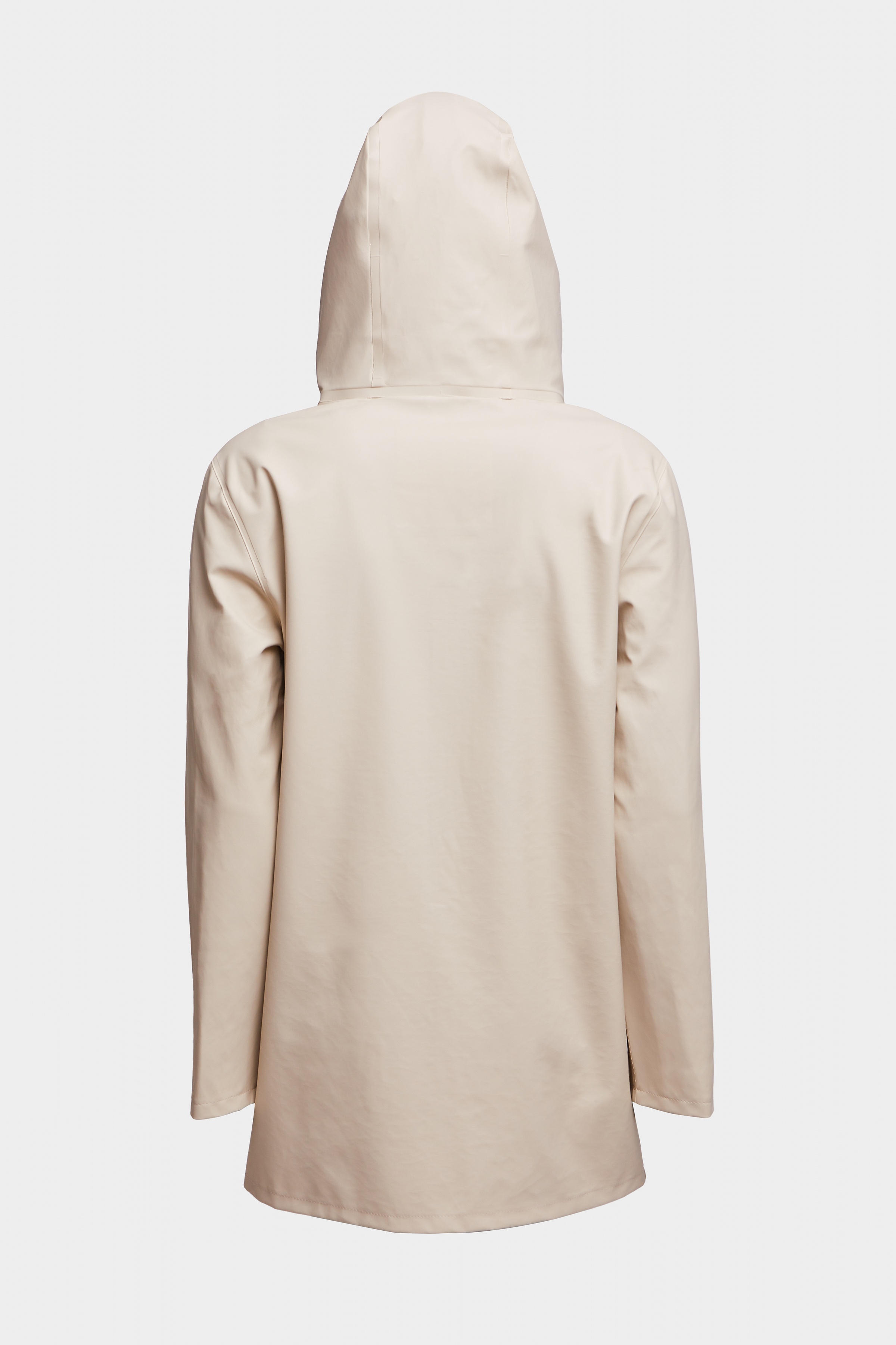 Stockholm Lightweight Zip Raincoat Oyster - 6