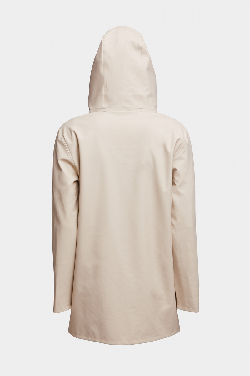 Stockholm Lightweight Zip Raincoat Oyster 6