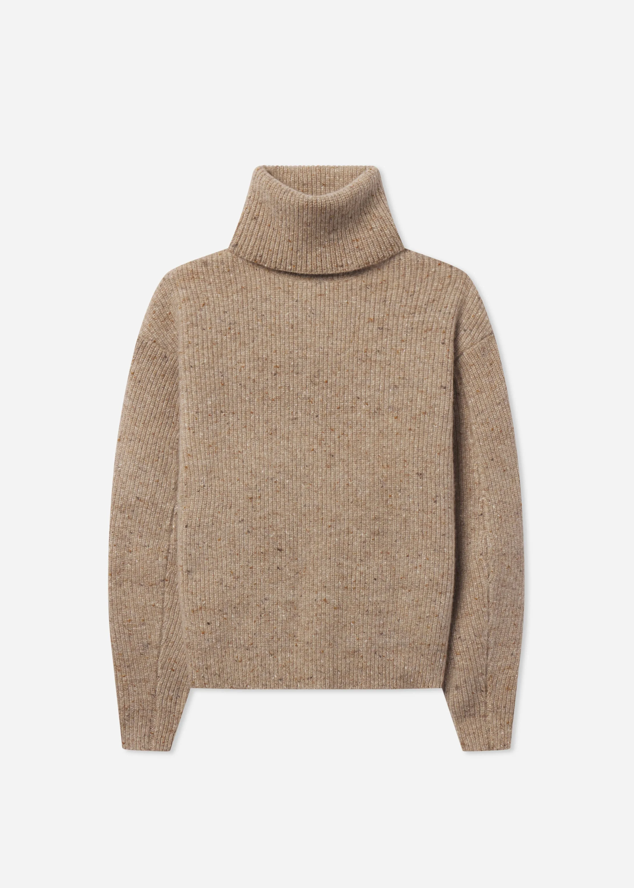 Oversized Turtleneck Sweater in Cashmere Blend - 1
