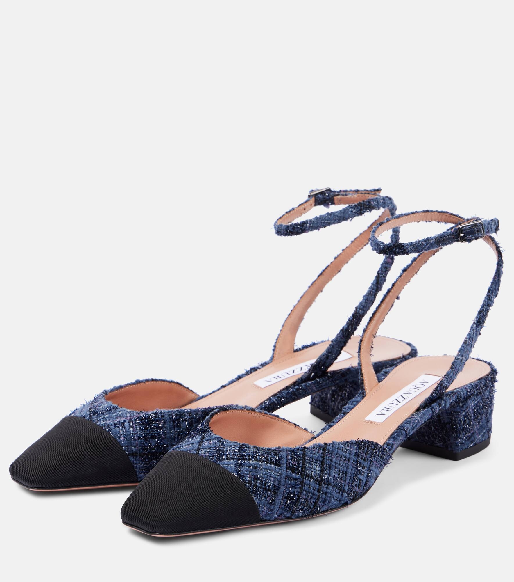 French Flirt 35 tweed pumps - 4