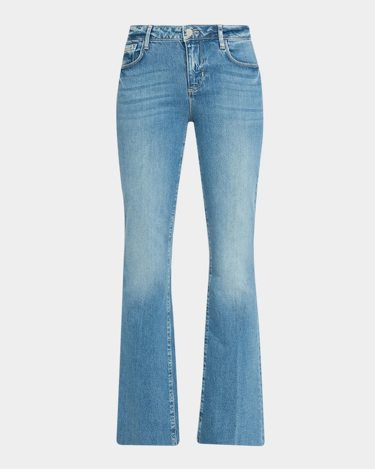 Sneeki Low-Rise Straight-Leg Jeans - 1
