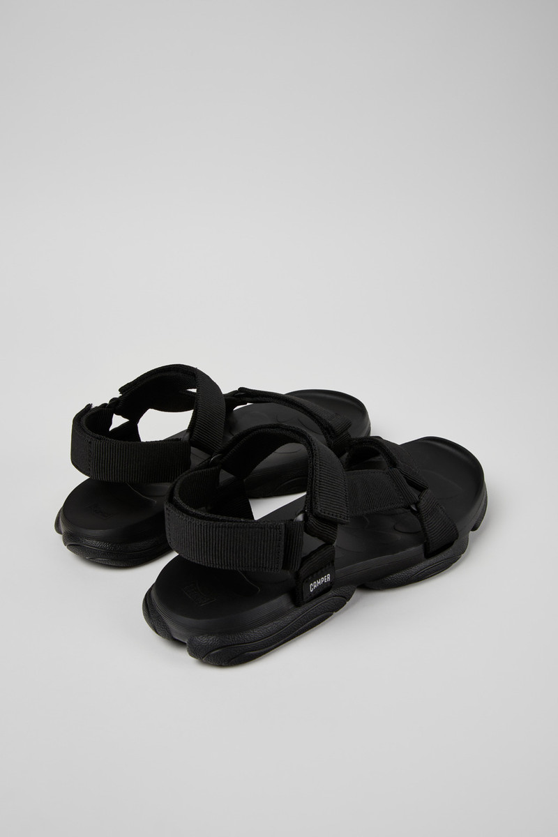 CAMPERLAB Black Textile Sandals for Men. outlook