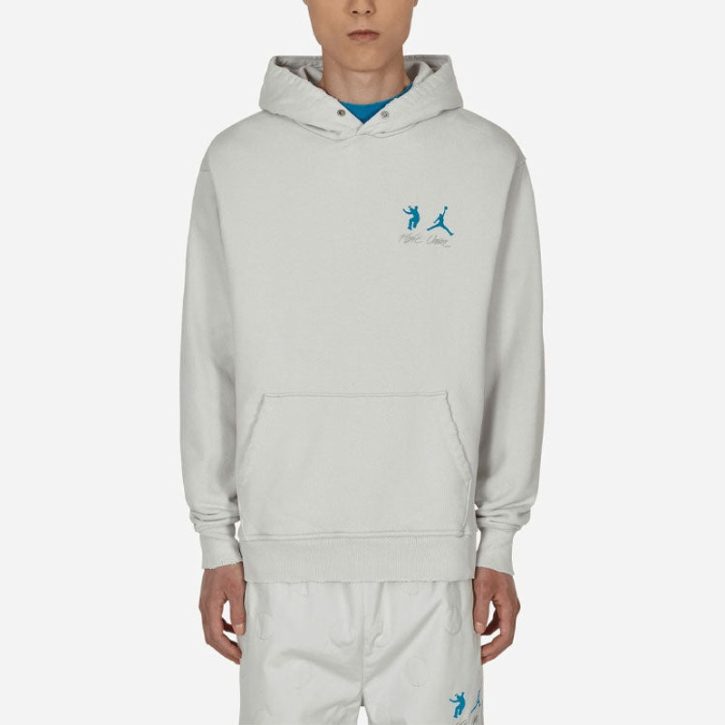 Jordan Air Jordan x union Crossover SS22 Casual Pullover Solid Color Logo hooded Couple Style Long Sleeves  outlook