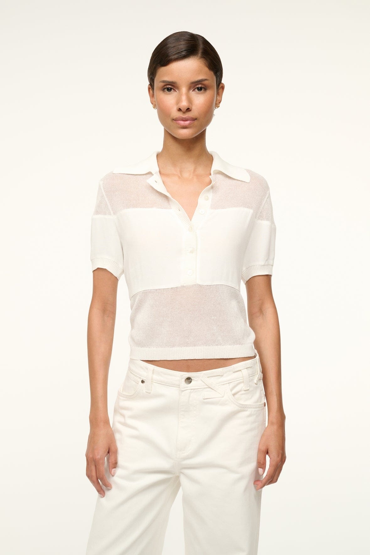 STAUD QUAINT TOP WHITE - 2