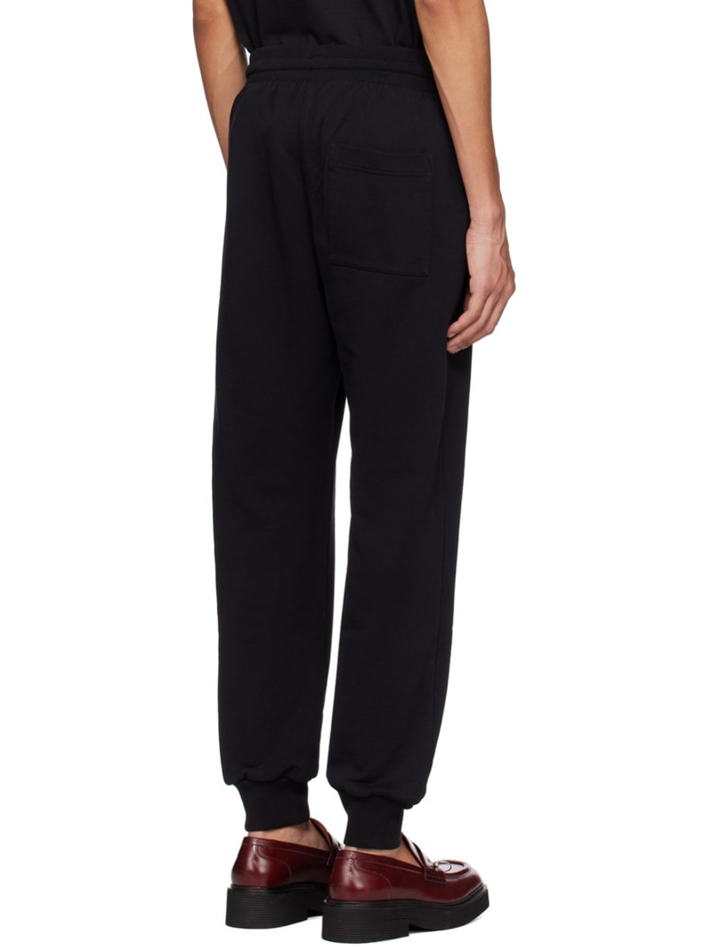 Black 'Tennis Club' Icon Lounge Pants 3
