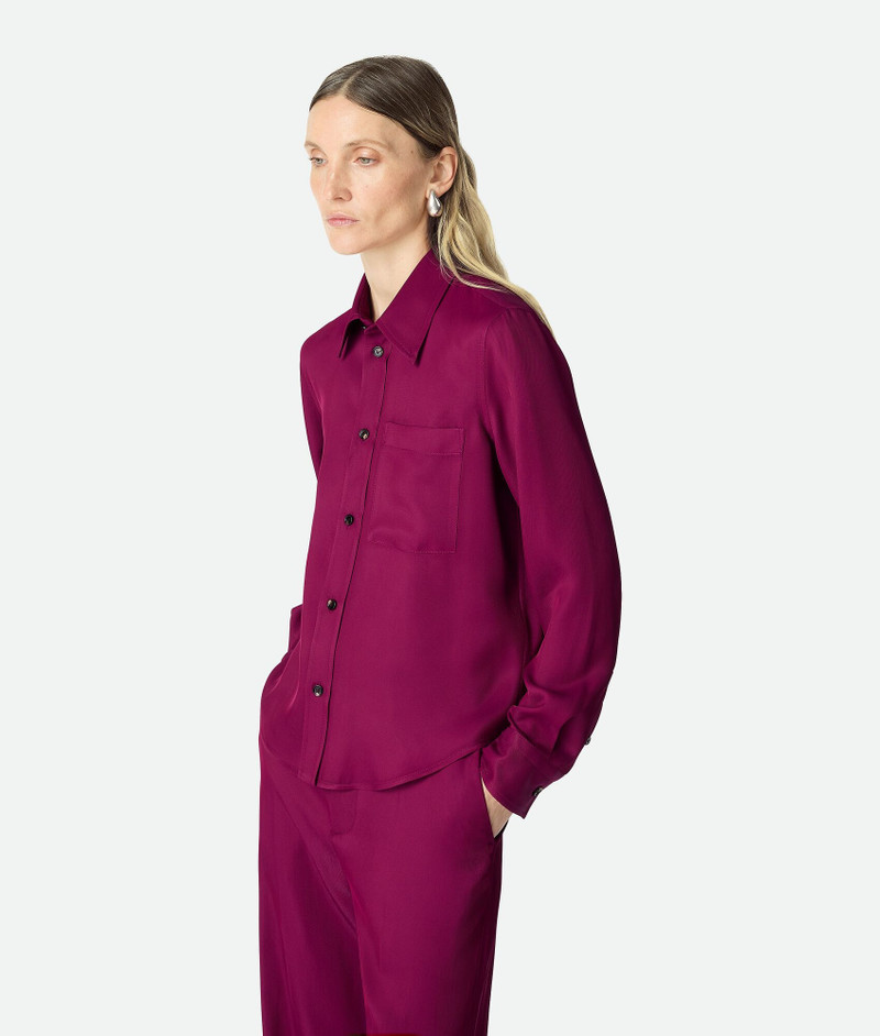 Bottega Veneta Viscose And Silk Twill Shirt outlook