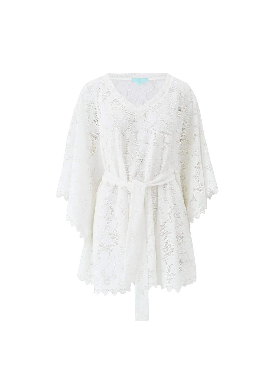 PETRA WHITE FLOWERS KAFTAN - 1