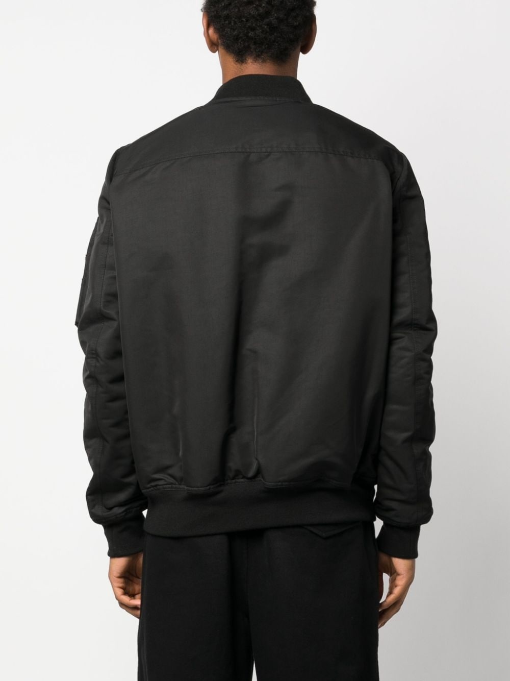 baseball-collar wool bomber jacket - 4
