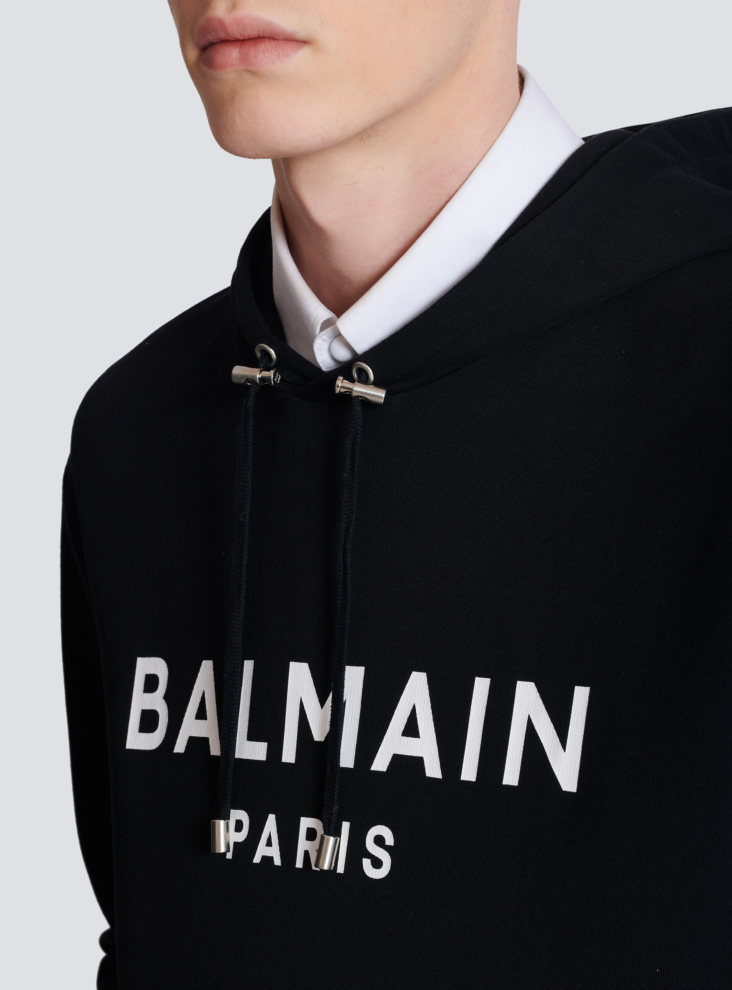 Printed Balmain Paris hoodie - 8