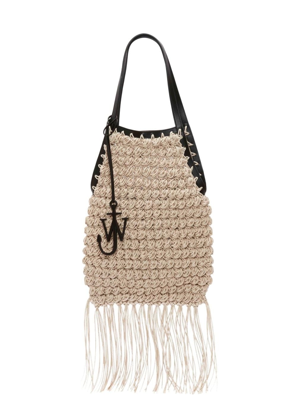 popcorn-knit tote bag - 1