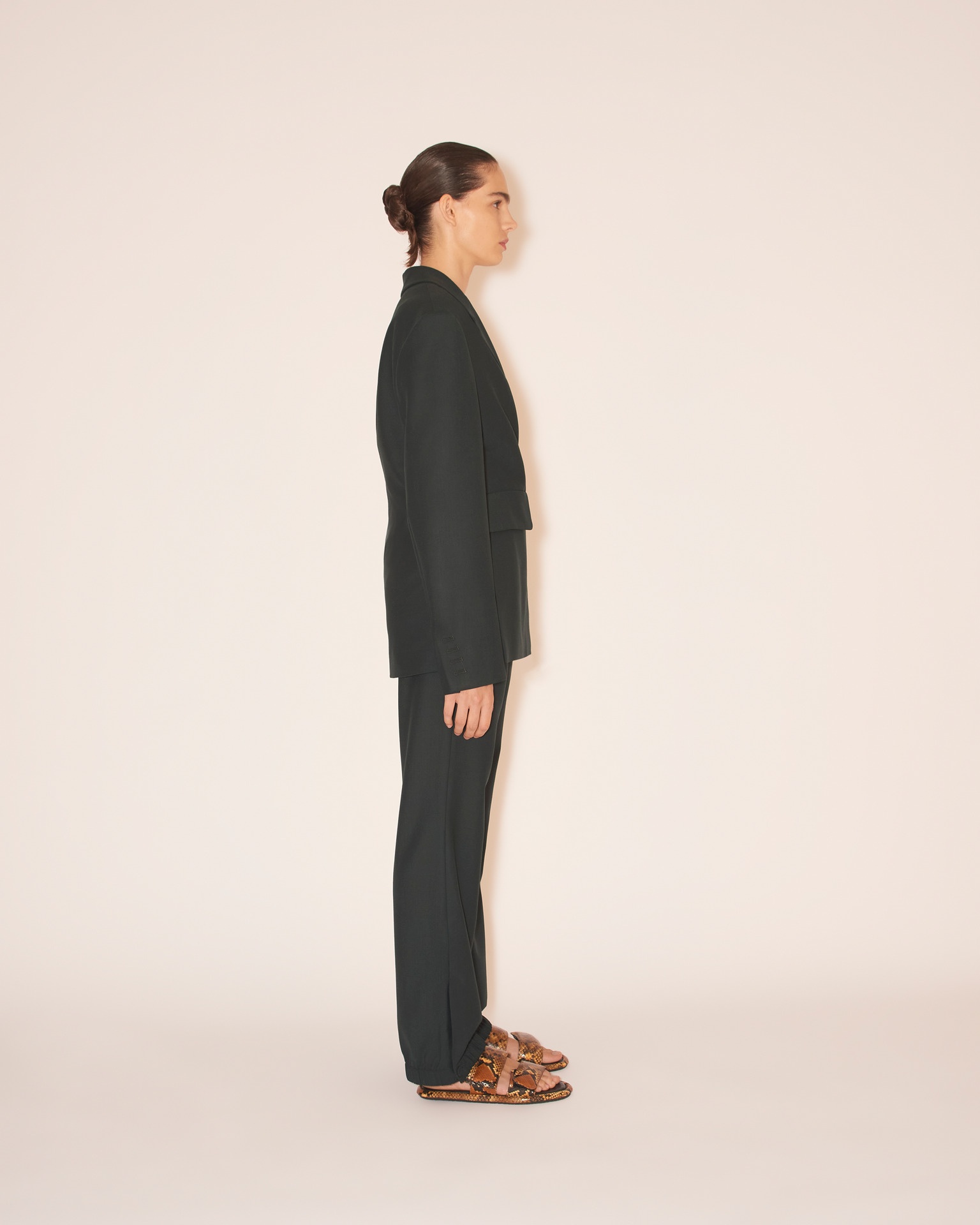 NICIA - Elasticated trouser - Pine green - 5