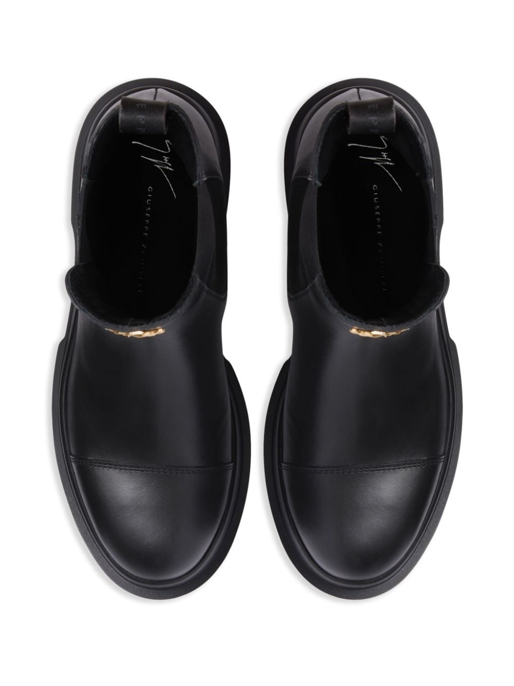 Tankie Beatle logo-plaque boots - 4