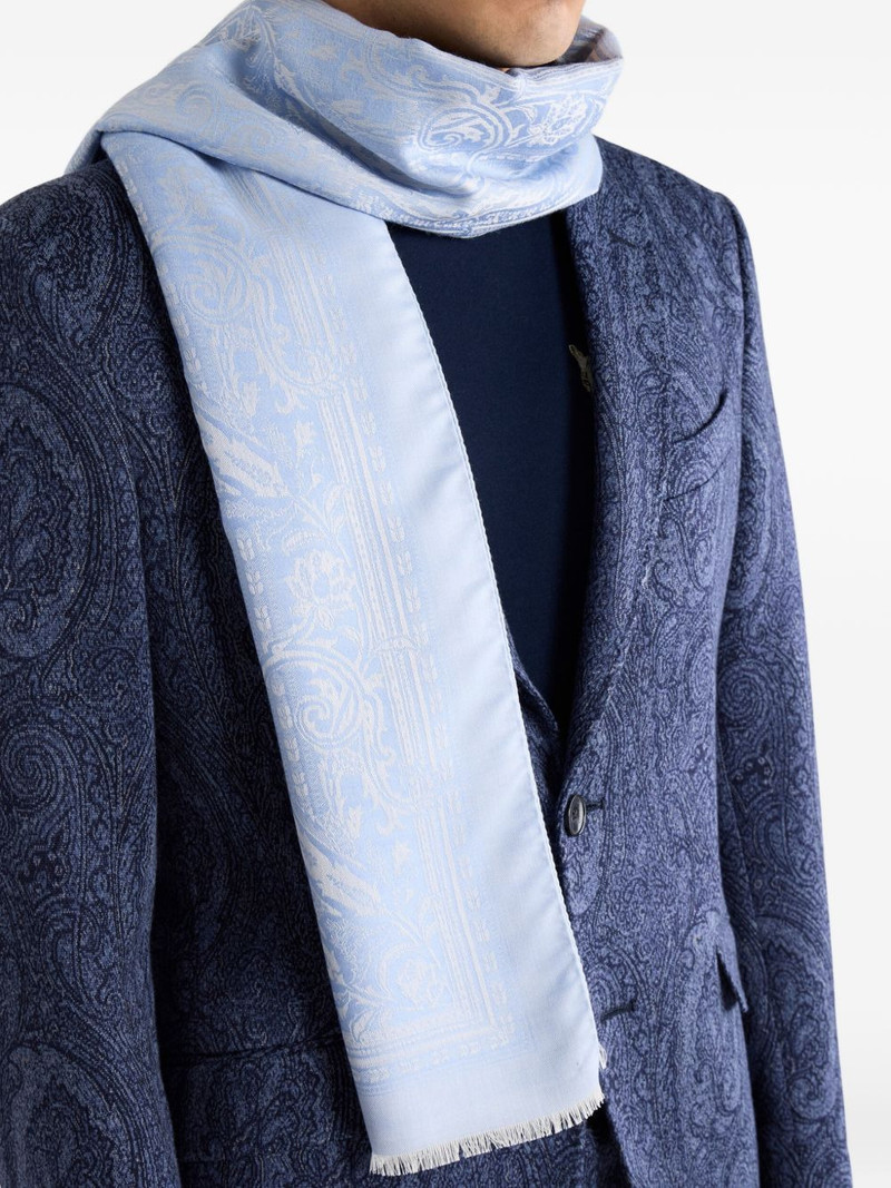 floral paisley jacquard scarf 3