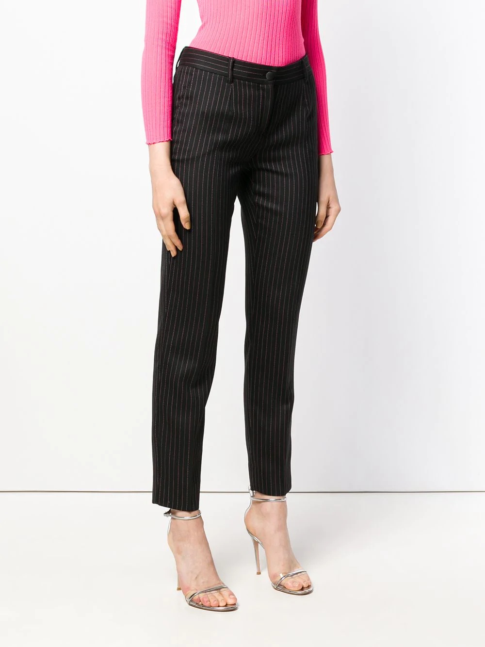 low waist tailored trousers - 3