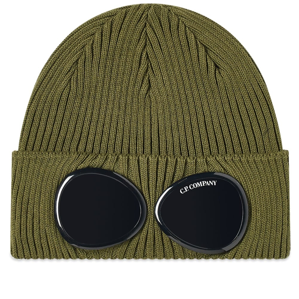 C.P. Company Cotton Knit Goggle Beanie - 1