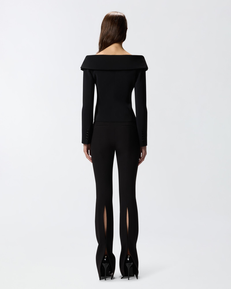 SLIM-FIT JACKET WITH OPEN SHOULDERS 4