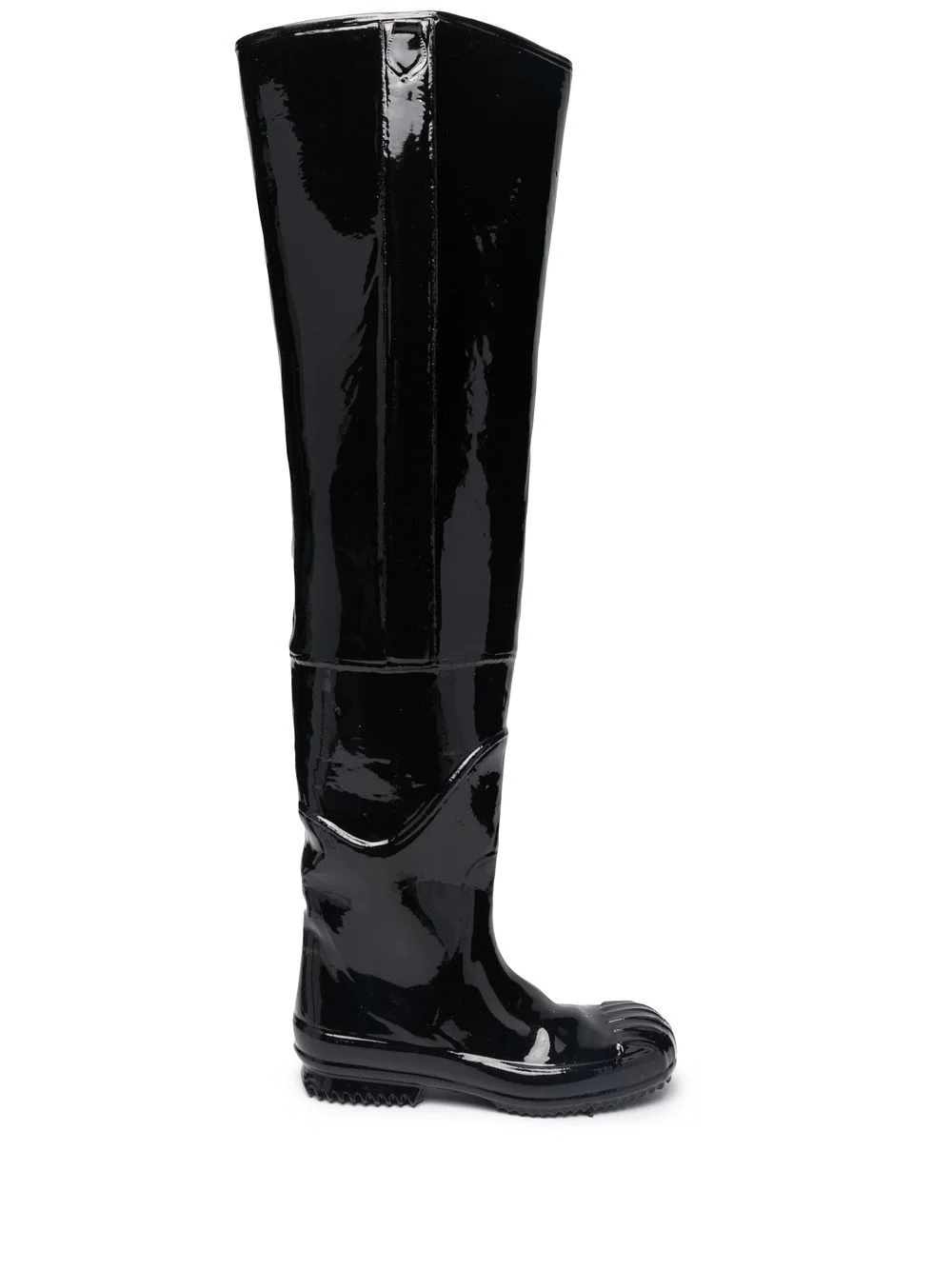 glossy knee-length boots - 1